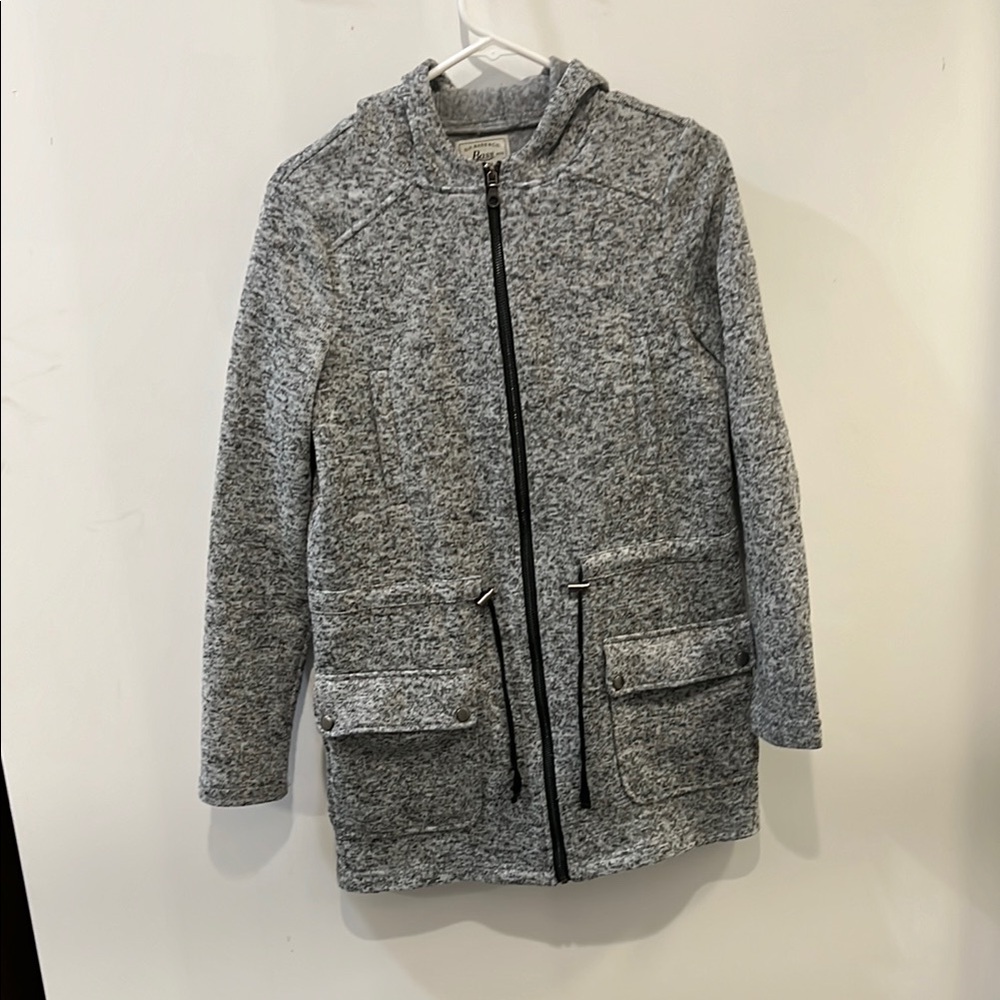 Gray Hooded Jacket by Bass & CO.